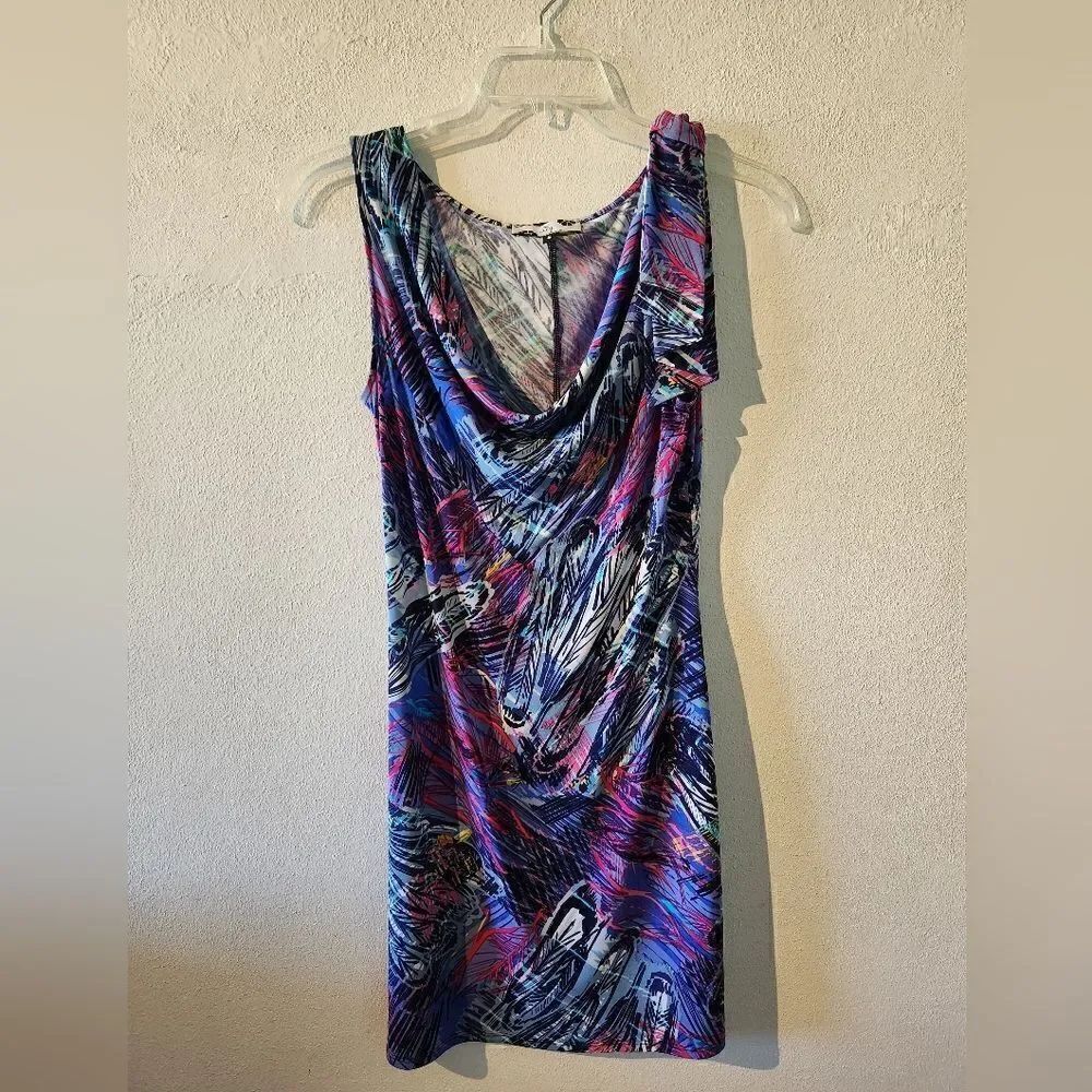 Lily summer dress size medium pink purple blue...light material